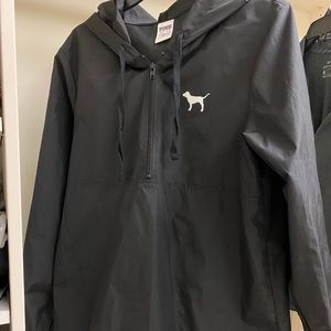 Pink Victoria Secret rain jacket